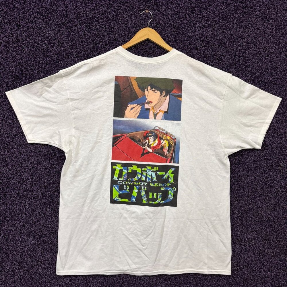 Cowboy Bebop Spike and Faye Oversized T-Shirt Size Extra Large
